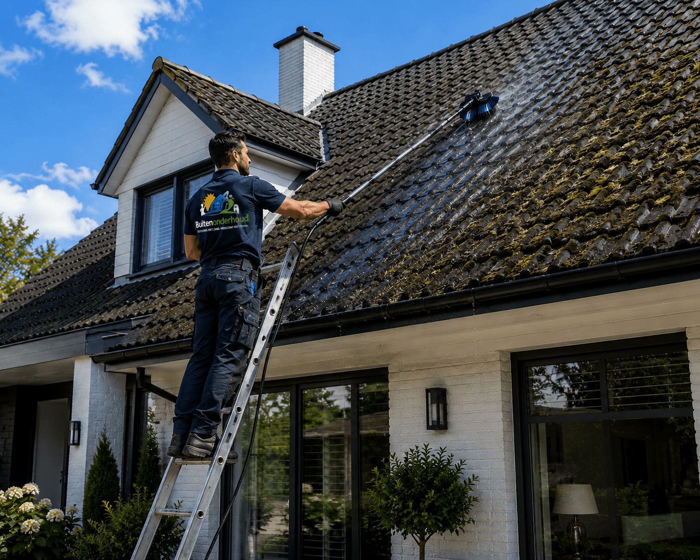 Dakpannen reinigen